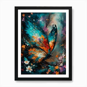 Surreal Butterfly I Art Print