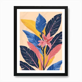 Tropical Leaves 77 Art Print