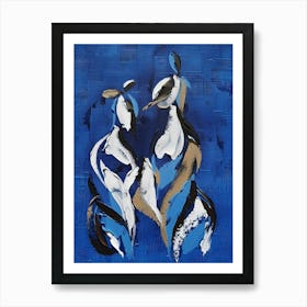 Two Birds By Sanjay Shankar Art Print