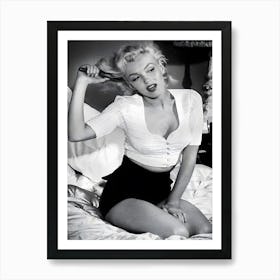 Marilyn Monroe Famous Movie Actress Art Print