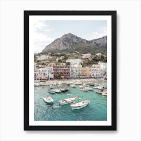 Capri Island Landscape Art Print