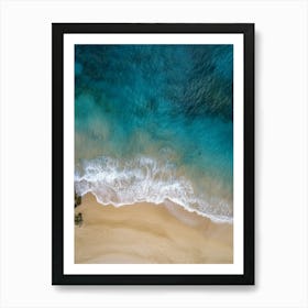 Aerial View Of A Beach 59 Art Print