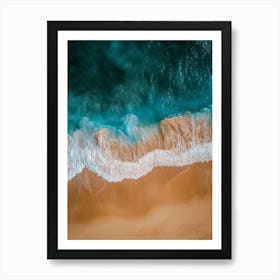 Aerial View Of A Beach 50 Art Print