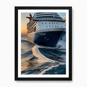 Cruise Ship -Reimagined Art Print