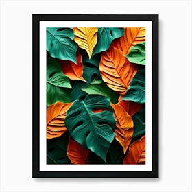 Tropical Leaves 30 Art Print