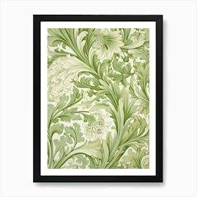 Floral Wallpaper 52 Art Print