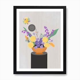 Flowers For Gemini Art Print