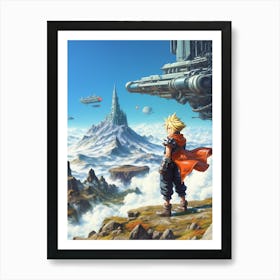 Cloud Strife Final Fantasy VII 1 Art Print