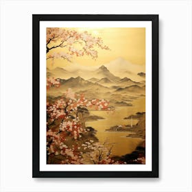 Japanese Landscape 16 Art Print