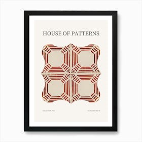 Tile Pattern Poster 46 Art Print