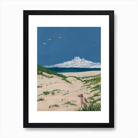 Under A Blue Sky 2 Art Print