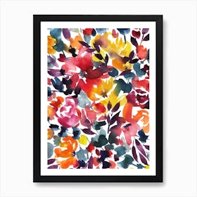 Dream Of Spring Abstract Floral 3 Art Print