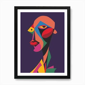 Abstract Portrait Of A Woman 46 Art Print