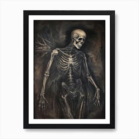 Dance With Death Skeleton Painting (49) Art Print