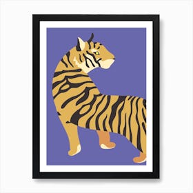 Vibrant Tiger Art Print