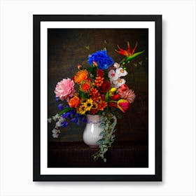 Flowers In A Vase 11 Art Print