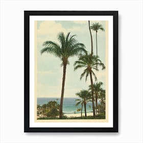 Laguna Beach California Vintage Art Print
