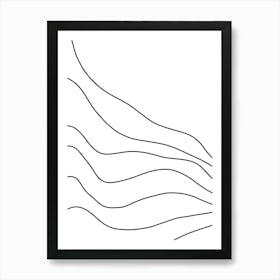 Wave Pattern 2 Art Print