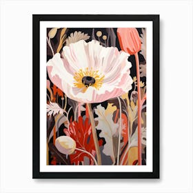 Poppy 1 Flower Painting Art Print