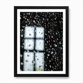 Rain Window 4 Art Print