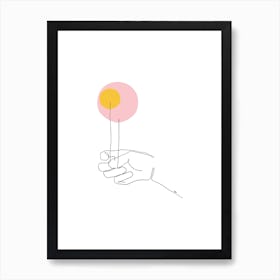 On Hand Art Print