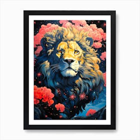 Lion In The Sky Art Print