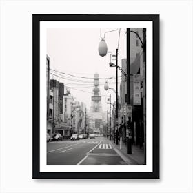 Sapporo, Japan, Black And White Old Photo 1 Art Print