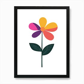 Colorful Flower Art Print