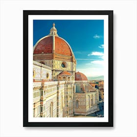 Formally The Cattedrale Di Santa Maria Del Fiore Is The Cathedral Of Florence, Italy Art Print