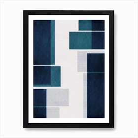 Shades Of Blue Art Print