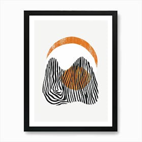 Tokyo Geometry Minimalist Bauhaus Art Print