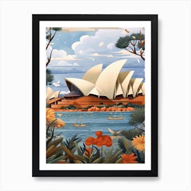 The Sydney Opera House Australia Art Print
