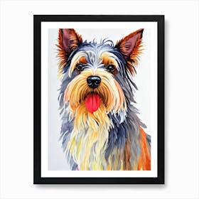 Scottish Terrier Watercolour Dog Art Print