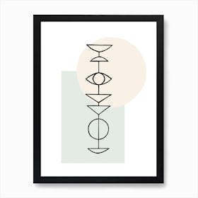 Abstract Pendulum One Art Print