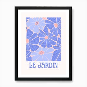 Le Jardin llustration Art Print