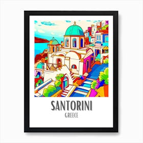 Santorini 2 Art Print