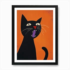 Black Cat 22 Art Print