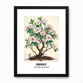 Ebony Tree Storybook Illustration 4 Poster Art Print