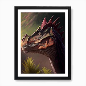 Aucasaurus 1 Illustration Dinosaur Art Print