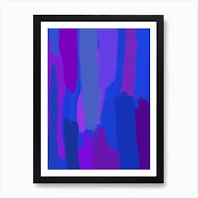 Blue And Purple34 Art Print