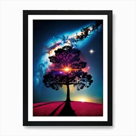 Tree In The Sky 23 Art Print