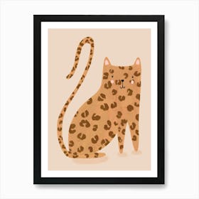 Cute Leopard Art Print