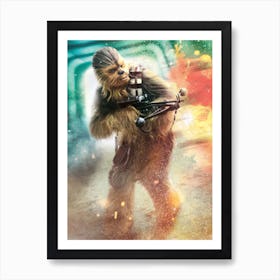 Star Wars Chewbacca 2 Art Print