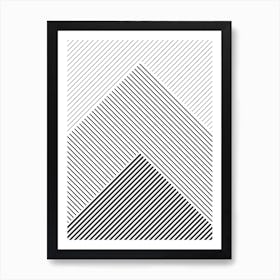 Diagonal Lines Art Print