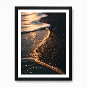 Sunset On The Beach 4 Art Print