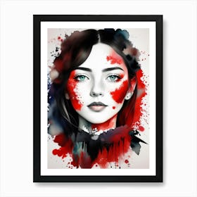 Splatter Painting Art Print