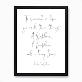 Reba Quote Art Print