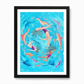 Euphoria Vortex: Ocean Dreaming Art Print