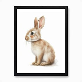 Britannia Petite Rabbit Kids Illustration 2 Art Print