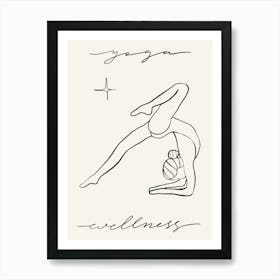 Yoga Wellness Art Print